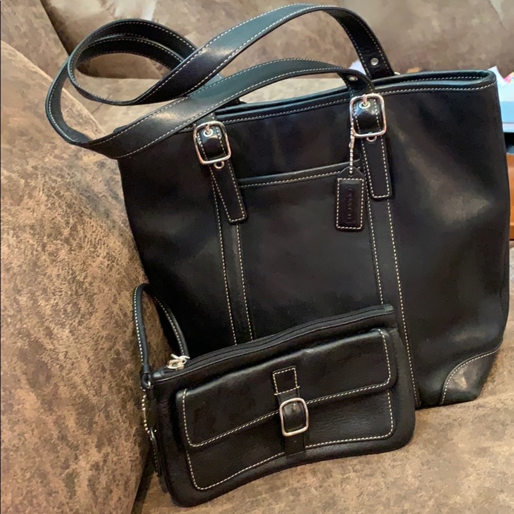 Coach purse and wristlet bundle